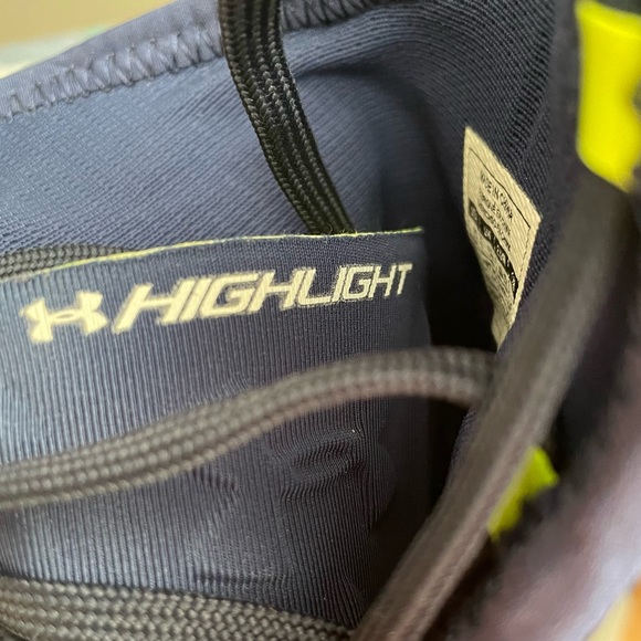 Under Armour Team Highlight MC Men US 15 Blue Green Cleats 1237036-414 NEW - Picture 10 of 11